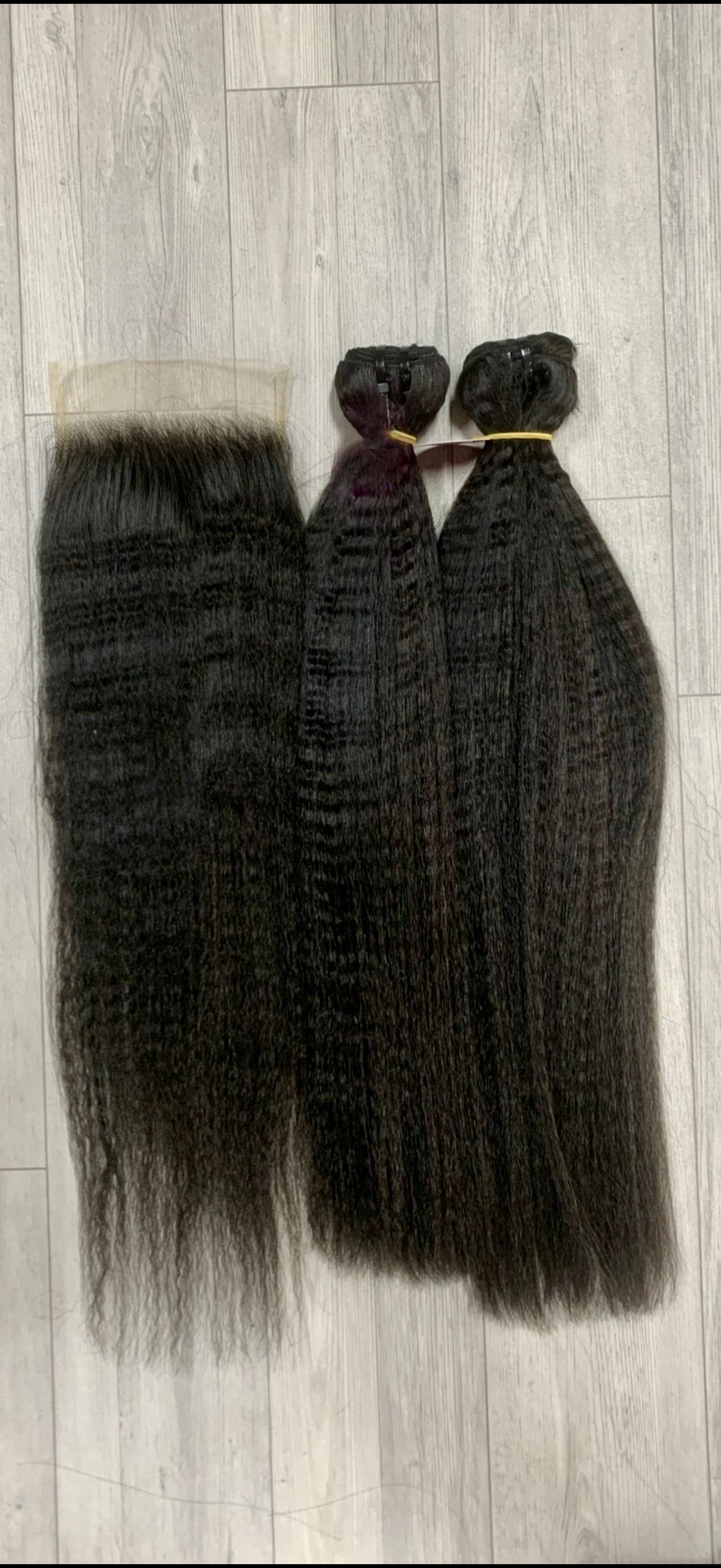YAKI CURLY CLOSURE