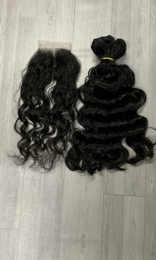 DEEP WAVY CLOSURE